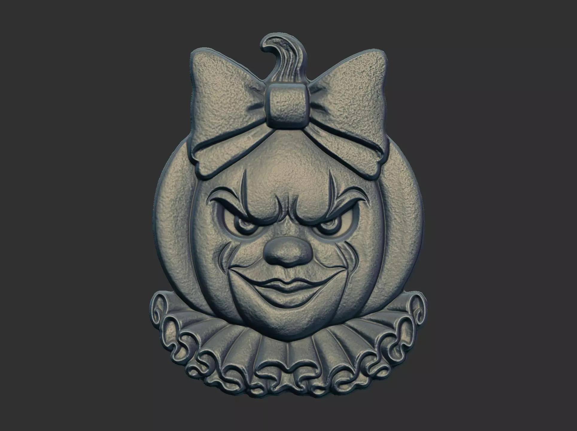 pumpkin joker cnc model 3dmodel 3D print model
