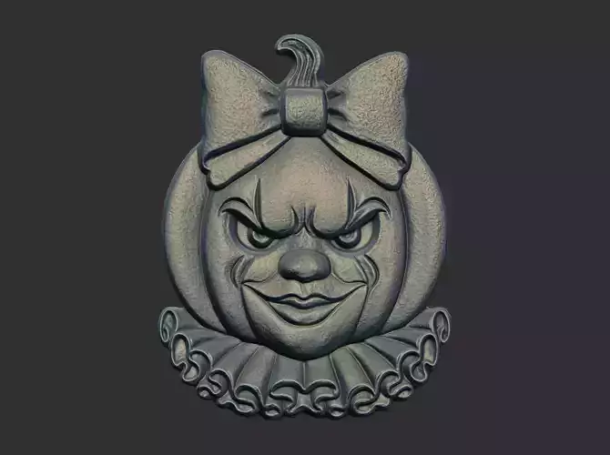 pumpkin joker cnc  model 3dmodel 