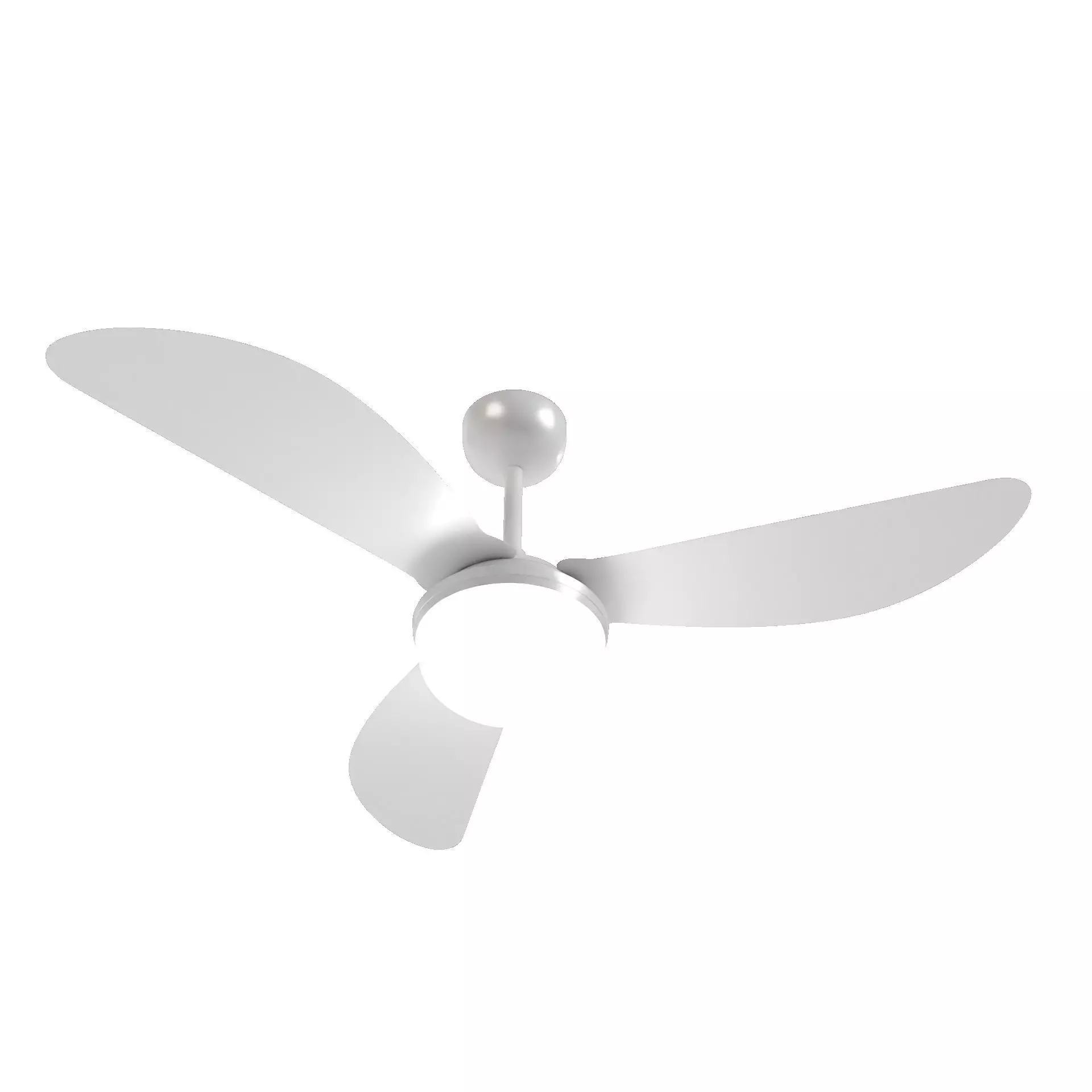 Ceiling Fan 3D Model Blender OBJ FBX STL Multi Format Low-poly 3D model_4