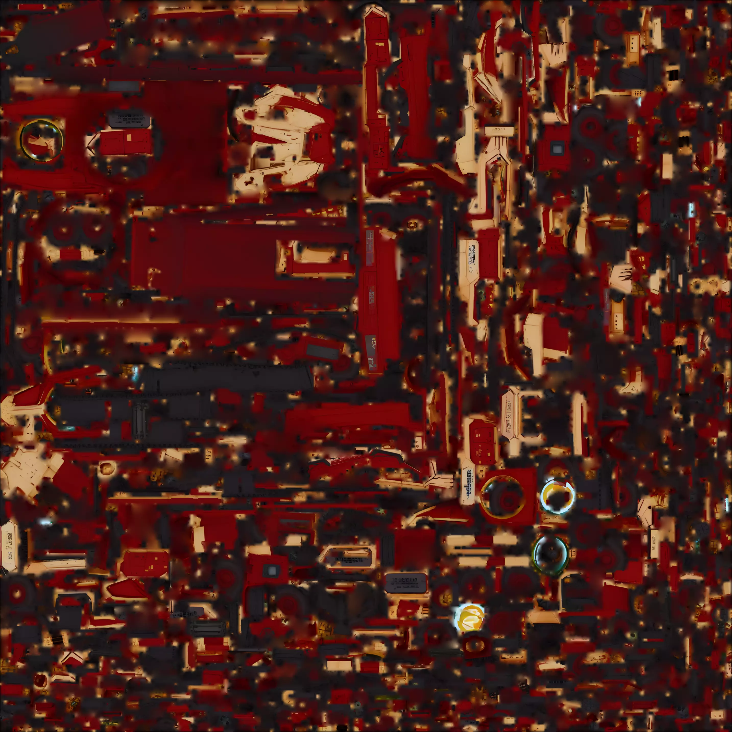 Crimson Paladin Tank 3D Model Elite Assault Vehicle Low-poly 3D model_1