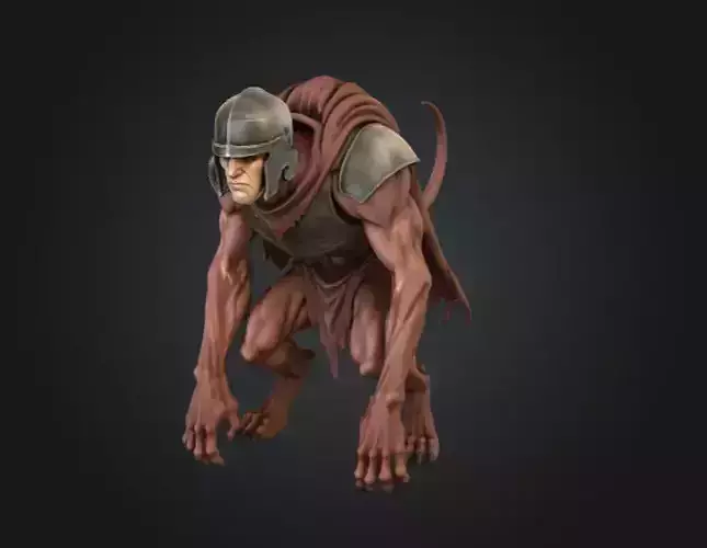 Oathbound Sentinel Low-poly 3D model Oathbound Sentinel Low-poly 3D model