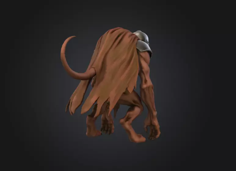 Oathbound Sentinel Low-poly 3D model_15