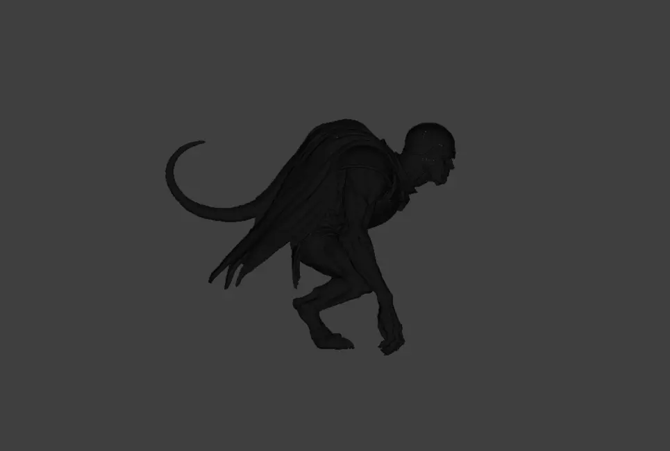 Oathbound Sentinel Low-poly 3D model_26