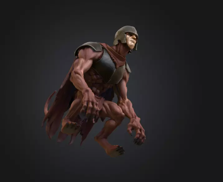 Oathbound Sentinel Low-poly 3D model_12