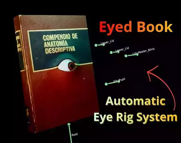 Eyed Anatomy Book - Rigged - Game-Ready