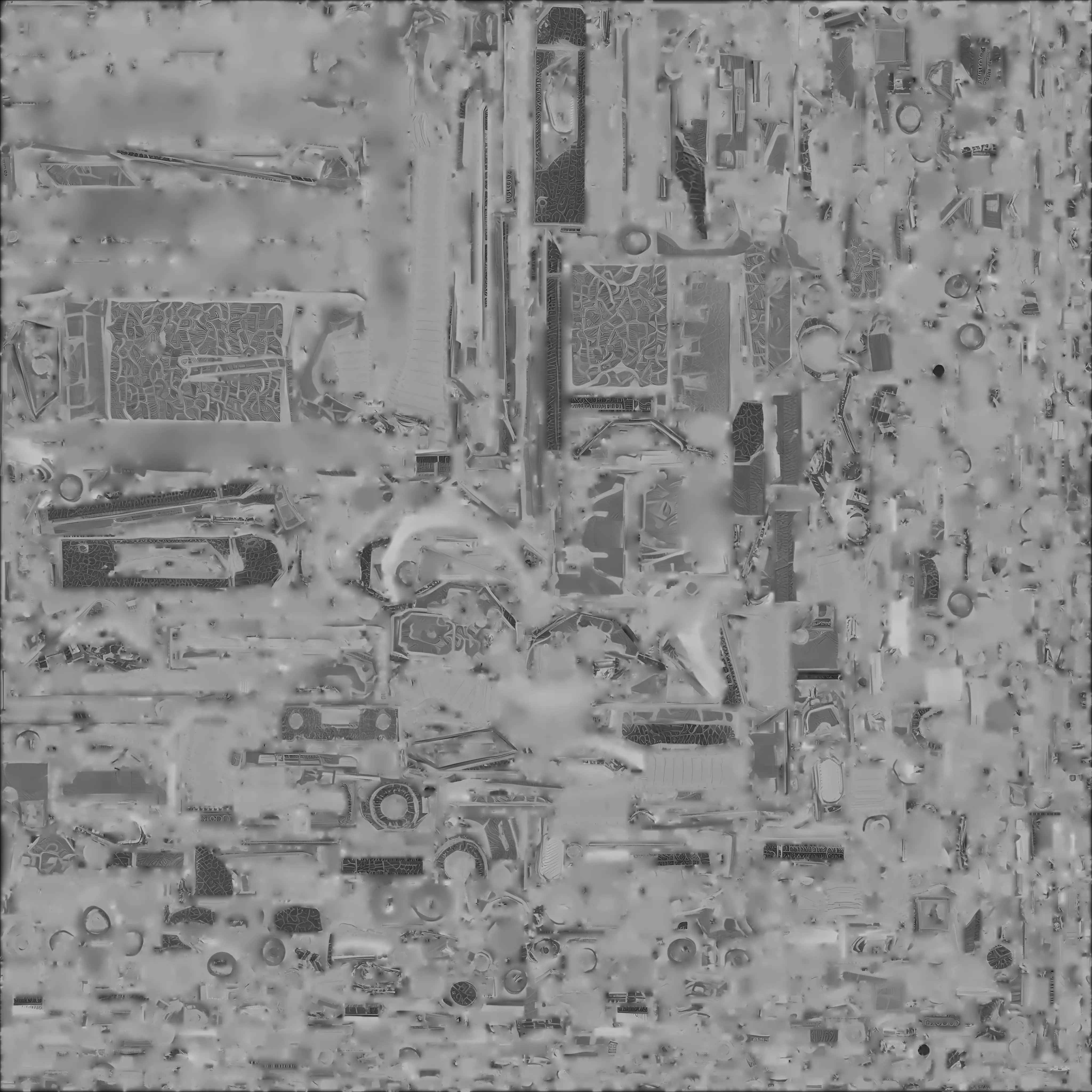 Cracked Faction Tank 3D Model Red and Blue War Machine Low-poly 3D model_4