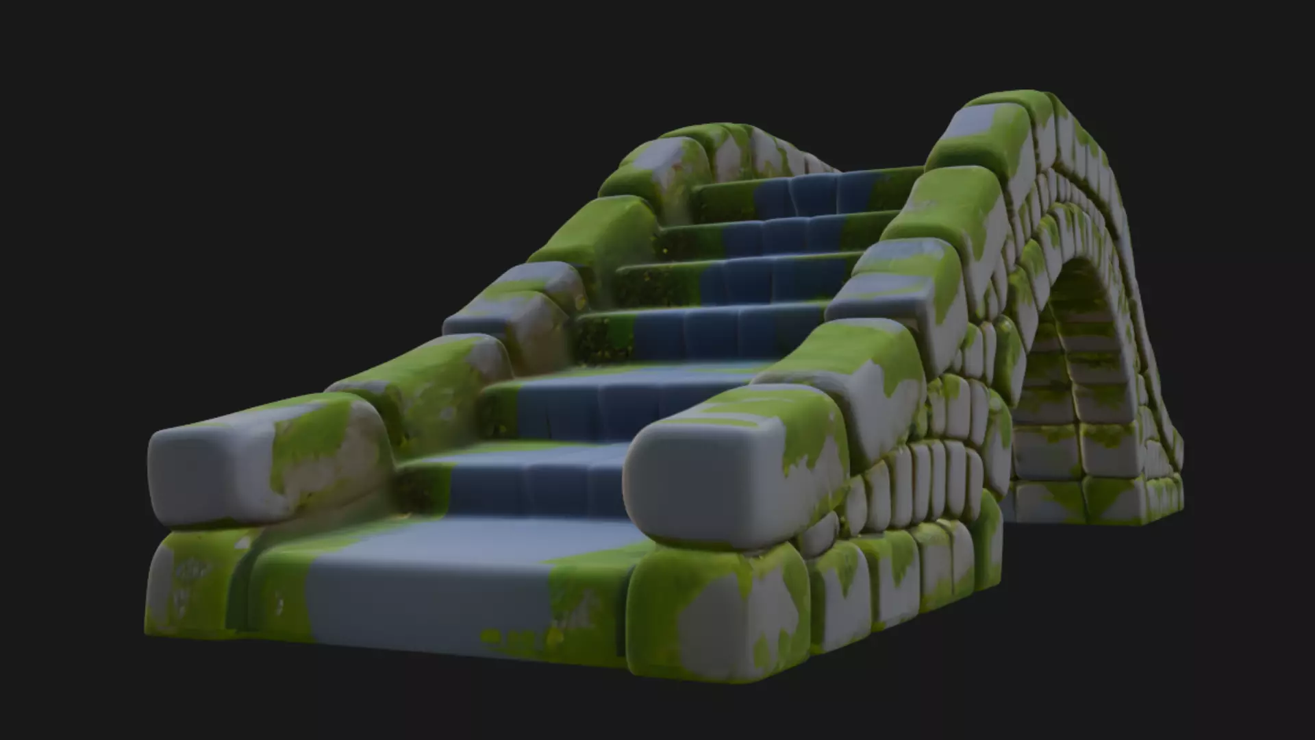 Forest Bridge 3d Model 3D model_4