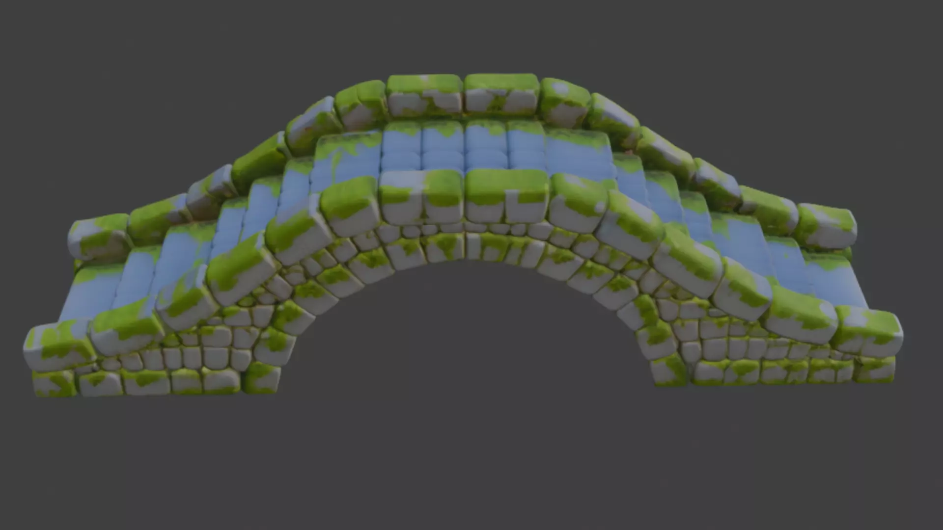 Forest Bridge 3d Model 3D model_2