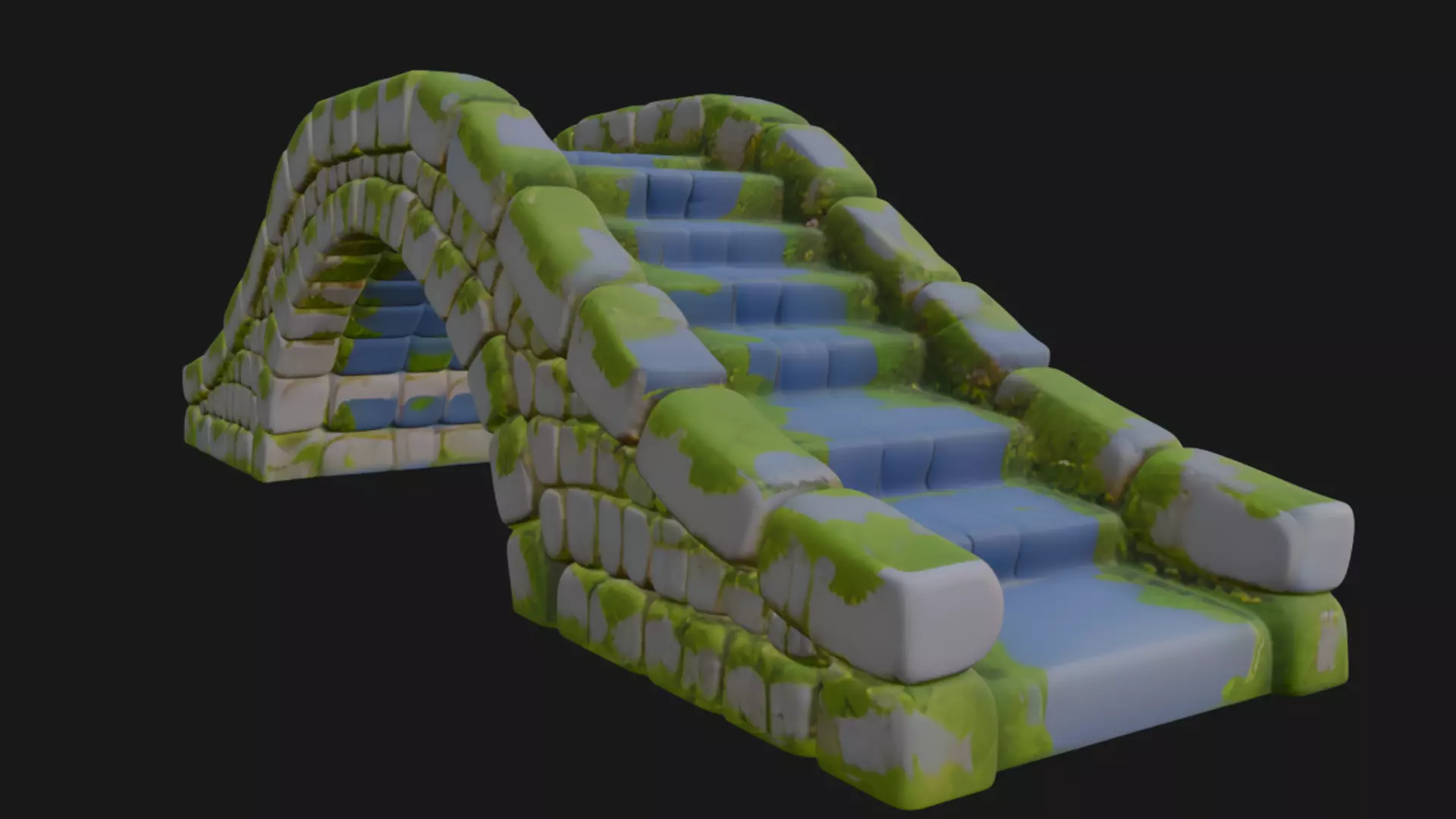 Forest Bridge 3d Model 3D model_3