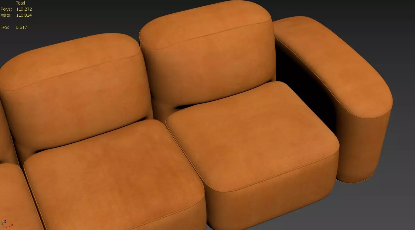 MUSE SOFA BY ELLISON STUDIOS 3D model_6