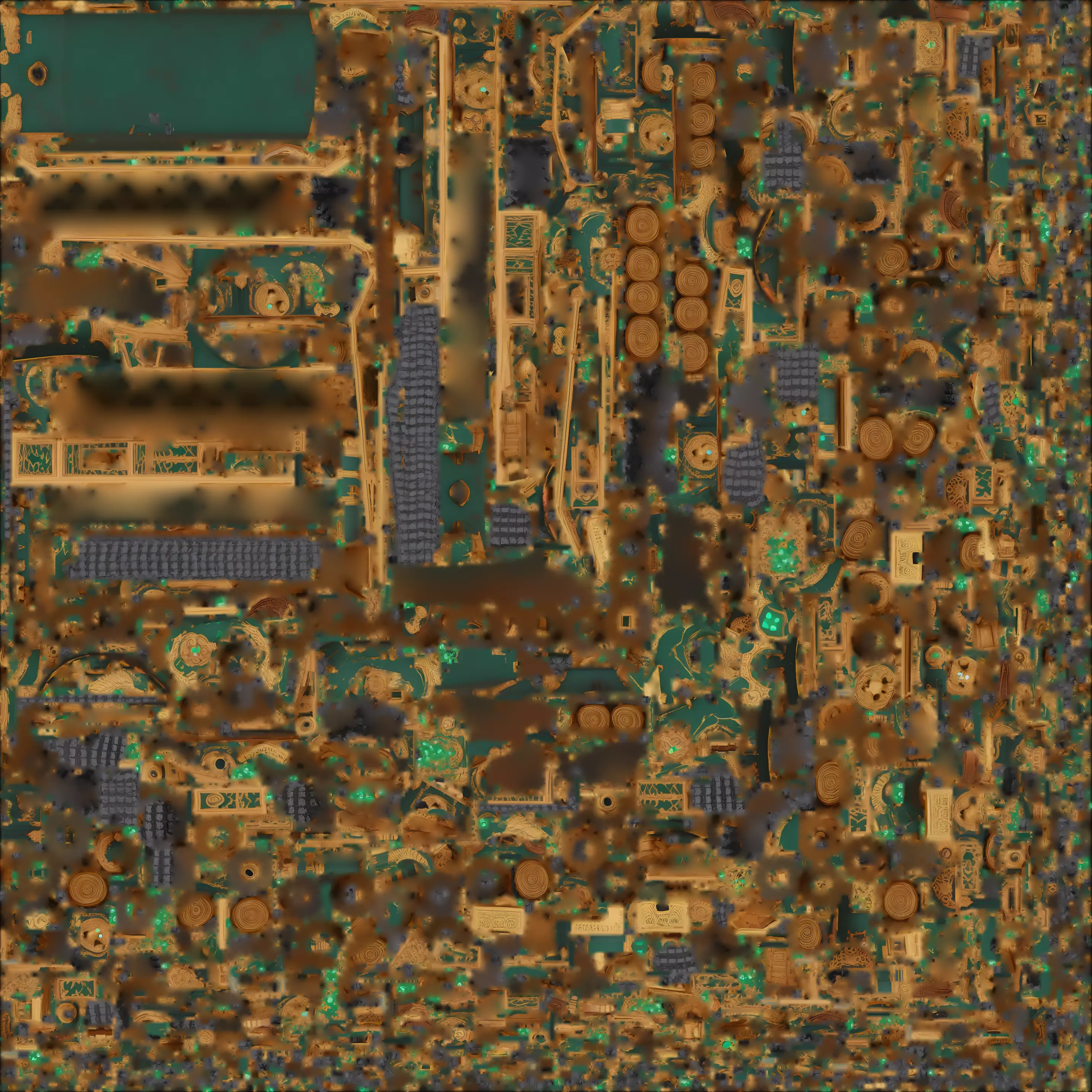 Dragon Forged Fantasy Tank 3D Model Ornate War Machine Low-poly 3D model_1