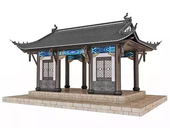 Chinese Historic Pavilion