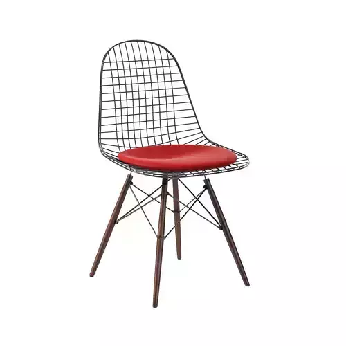 Wire Chair DKW With Seat by Vitra