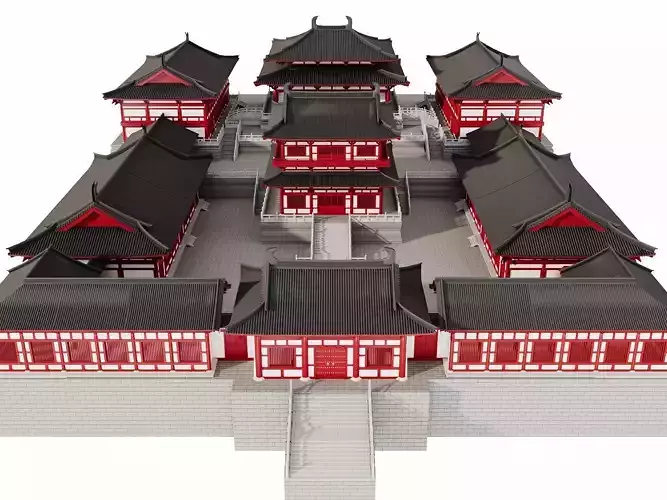 Ancient Japanese Imperial Palace Complex