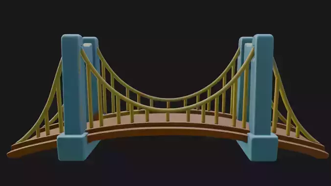 Pixar Bridge 3d Model