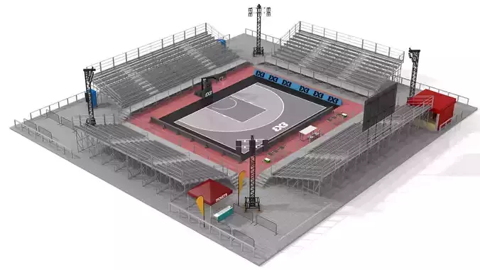 3x3 Basketball Arena