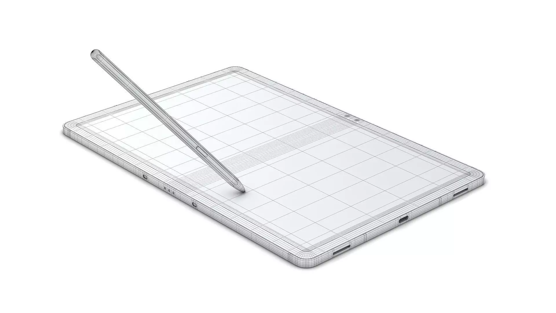 Samsung Galaxy Tab S11  Low-poly 3D model_25