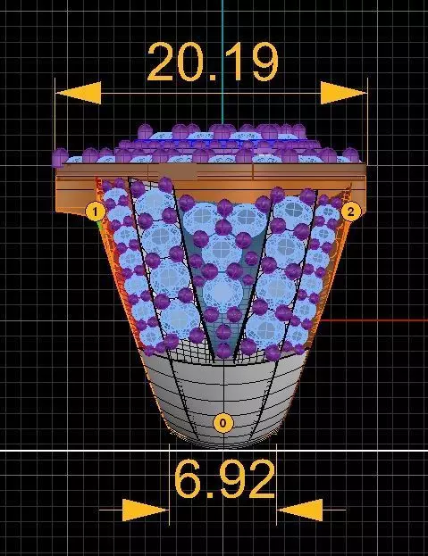 3carat goldring 3D print model_9