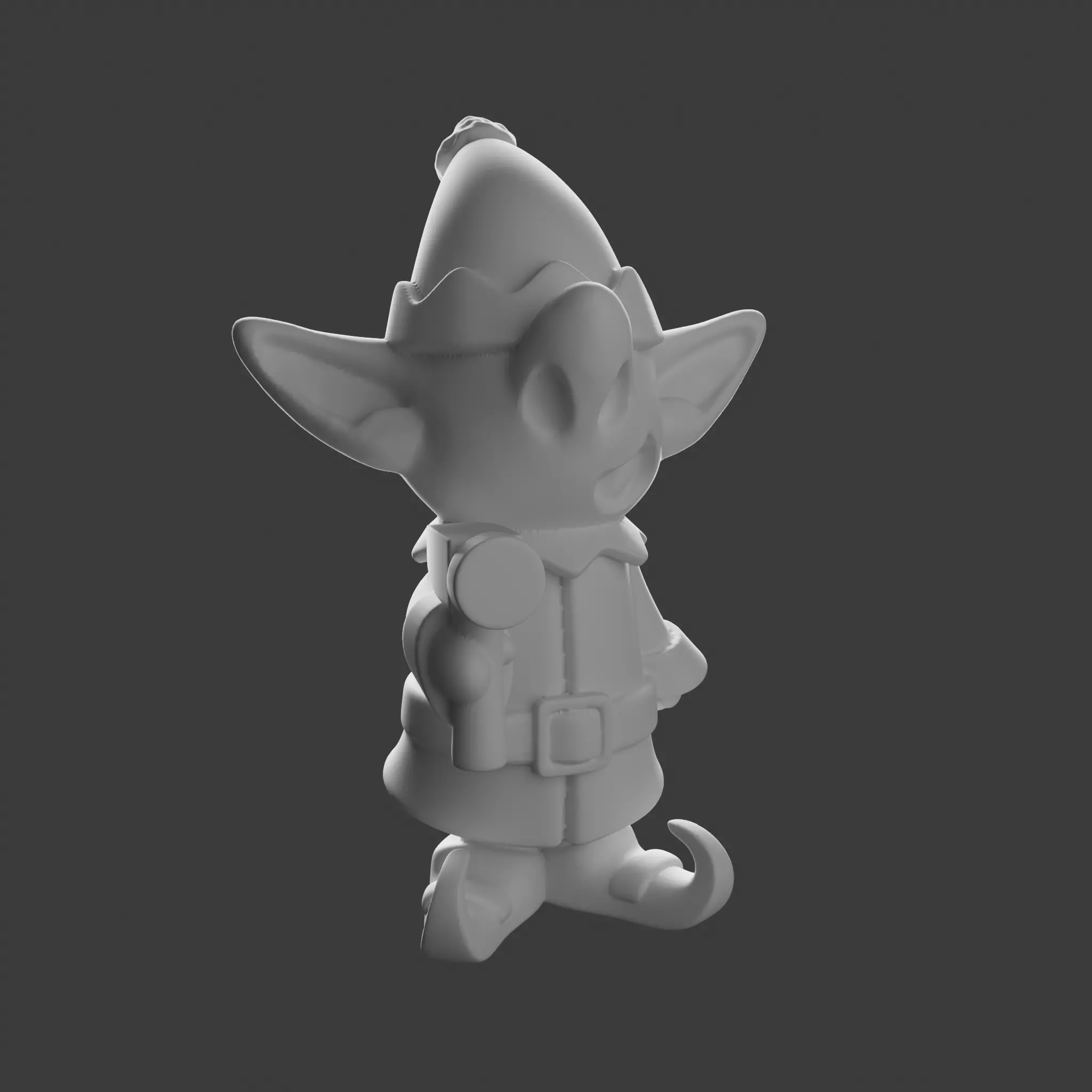 Santa Elf 3D print model_2
