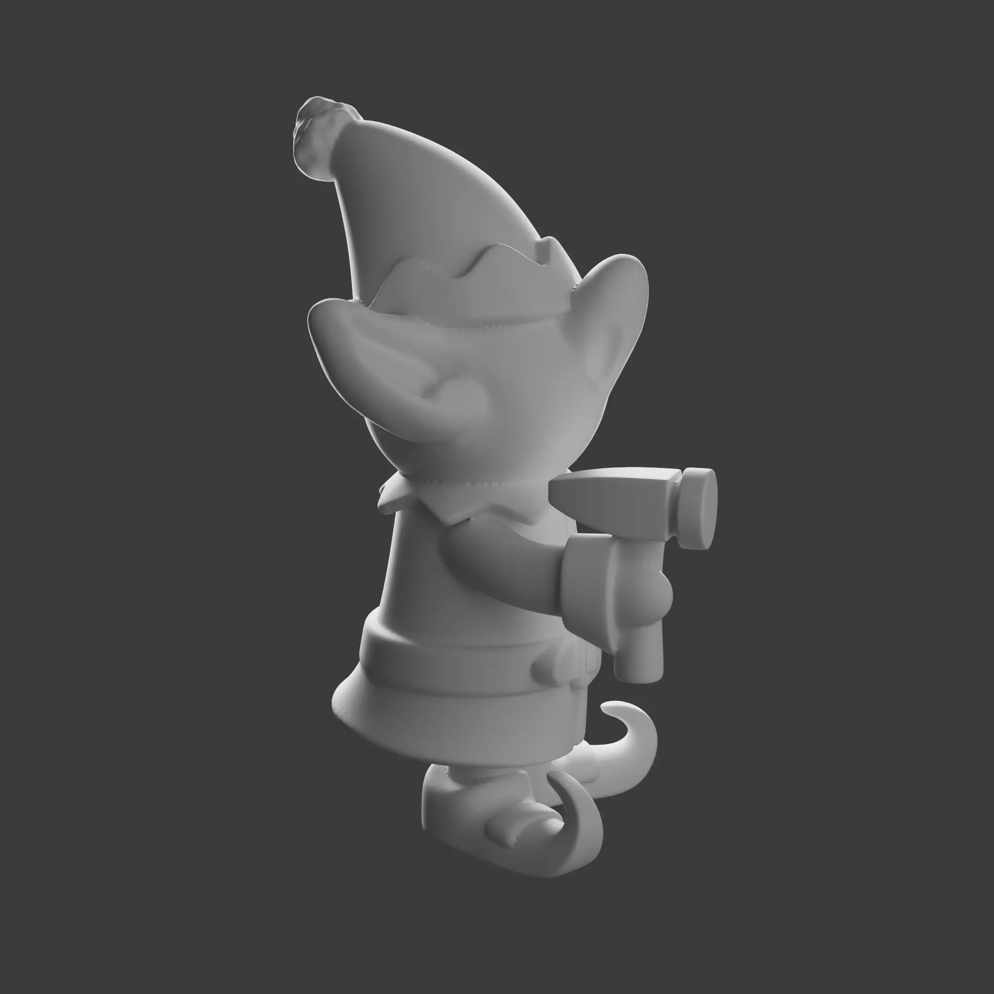 Santa Elf 3D print model_3