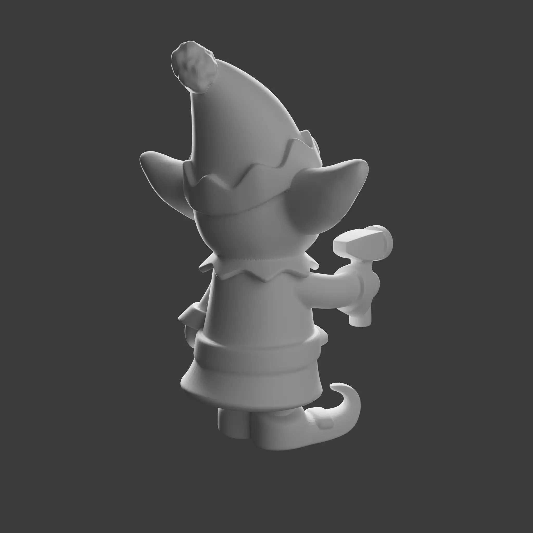 Santa Elf 3D print model_4