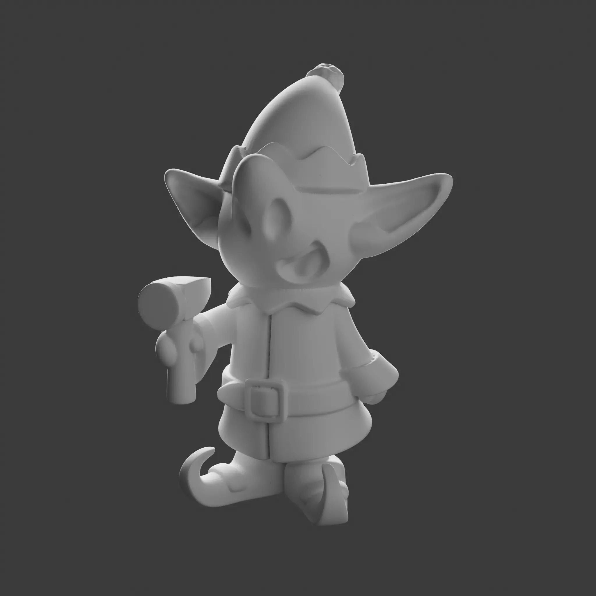 Santa Elf 3D print model_0
