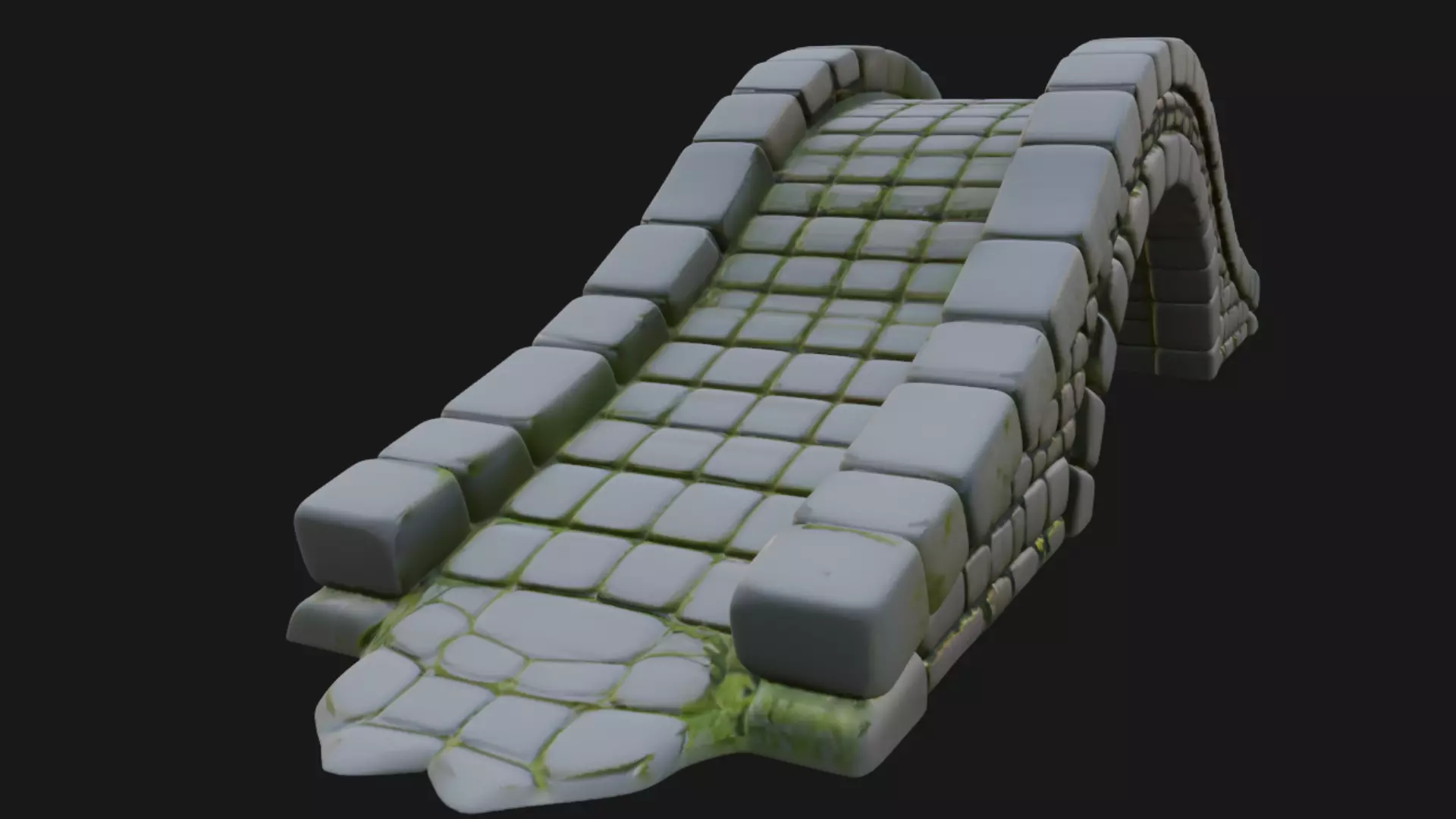 Old Stone Bridge 3d Model 3D model_3