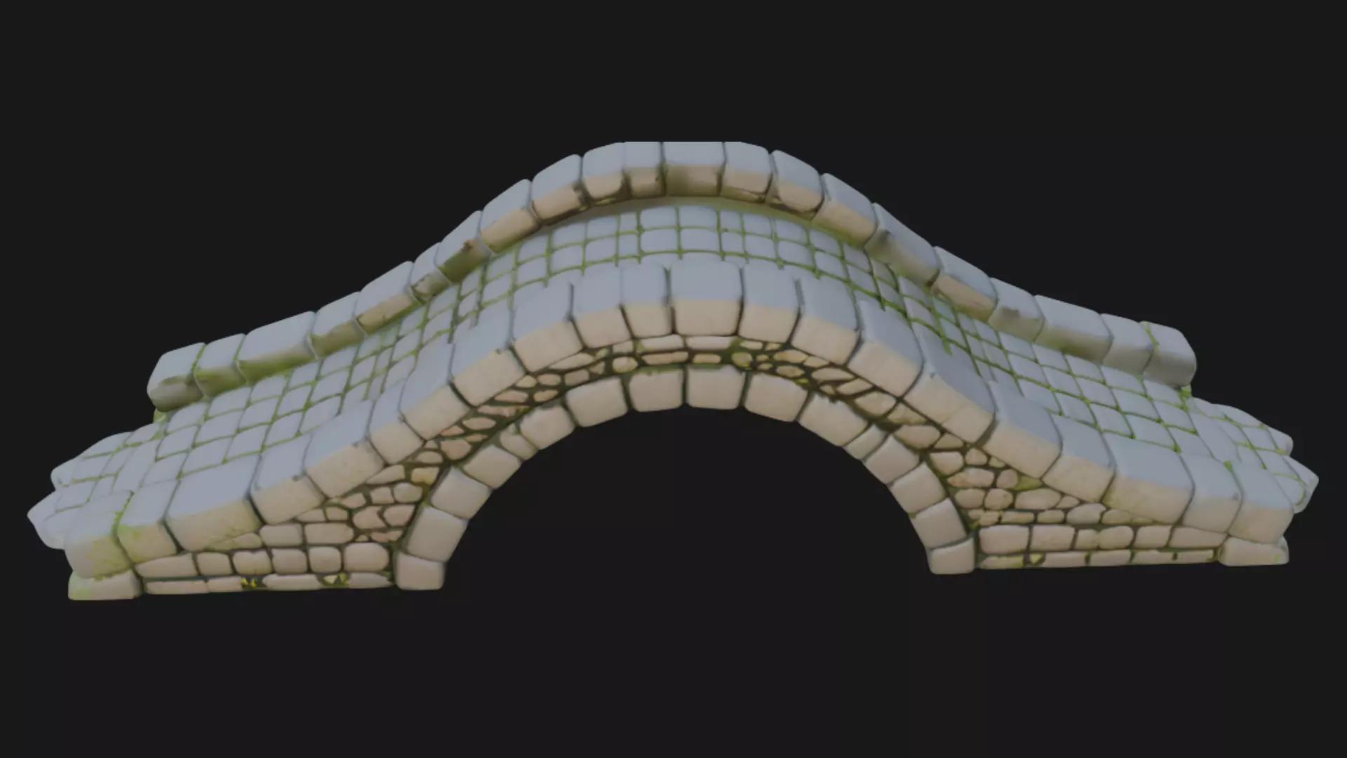 Old Stone Bridge 3d Model 3D model_1