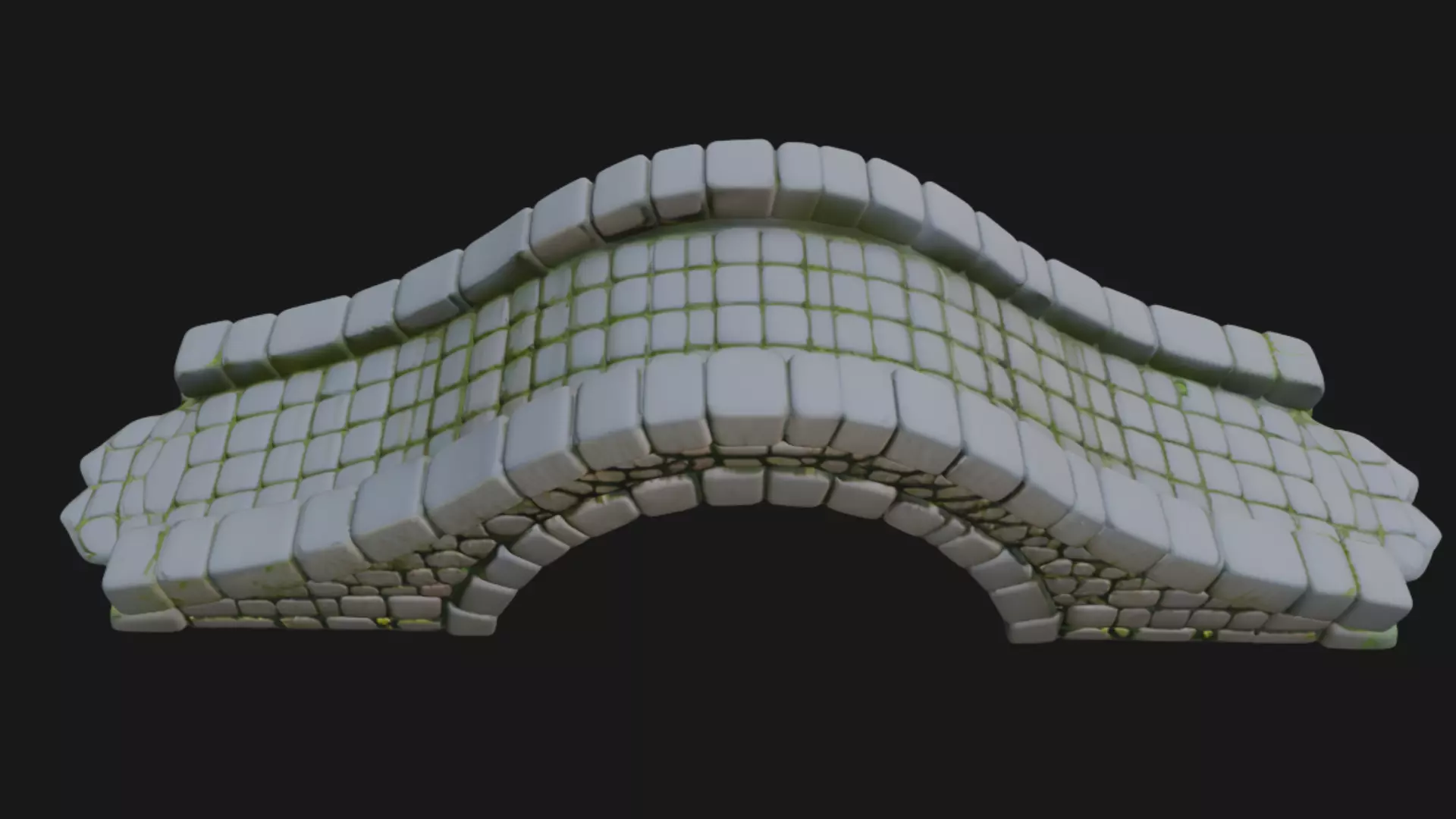 Old Stone Bridge 3d Model 3D model_4