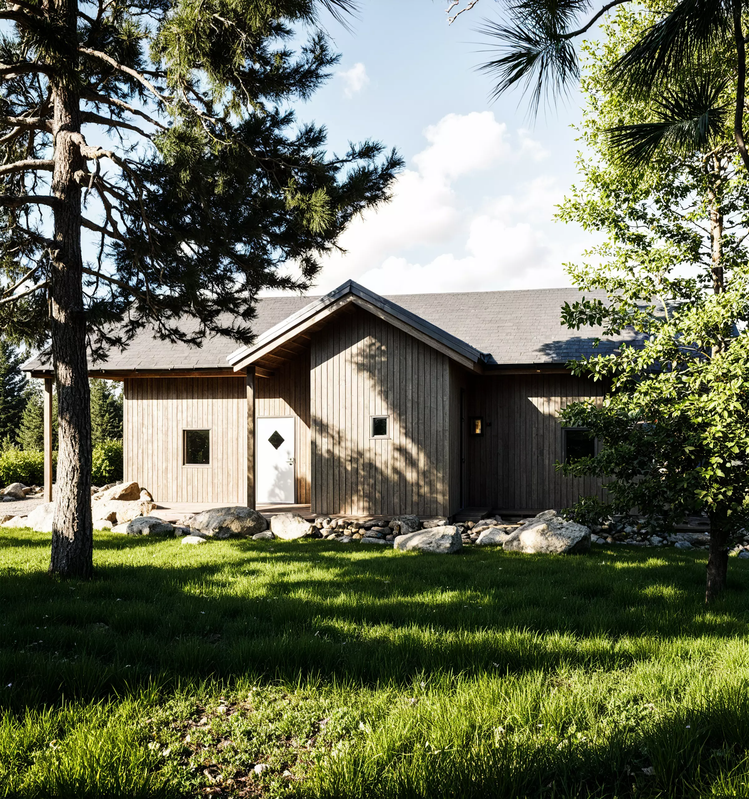 Wooden Cabin 3D Model Modern Architecture IFC SKP OBJ GLB FBX 3D model_2