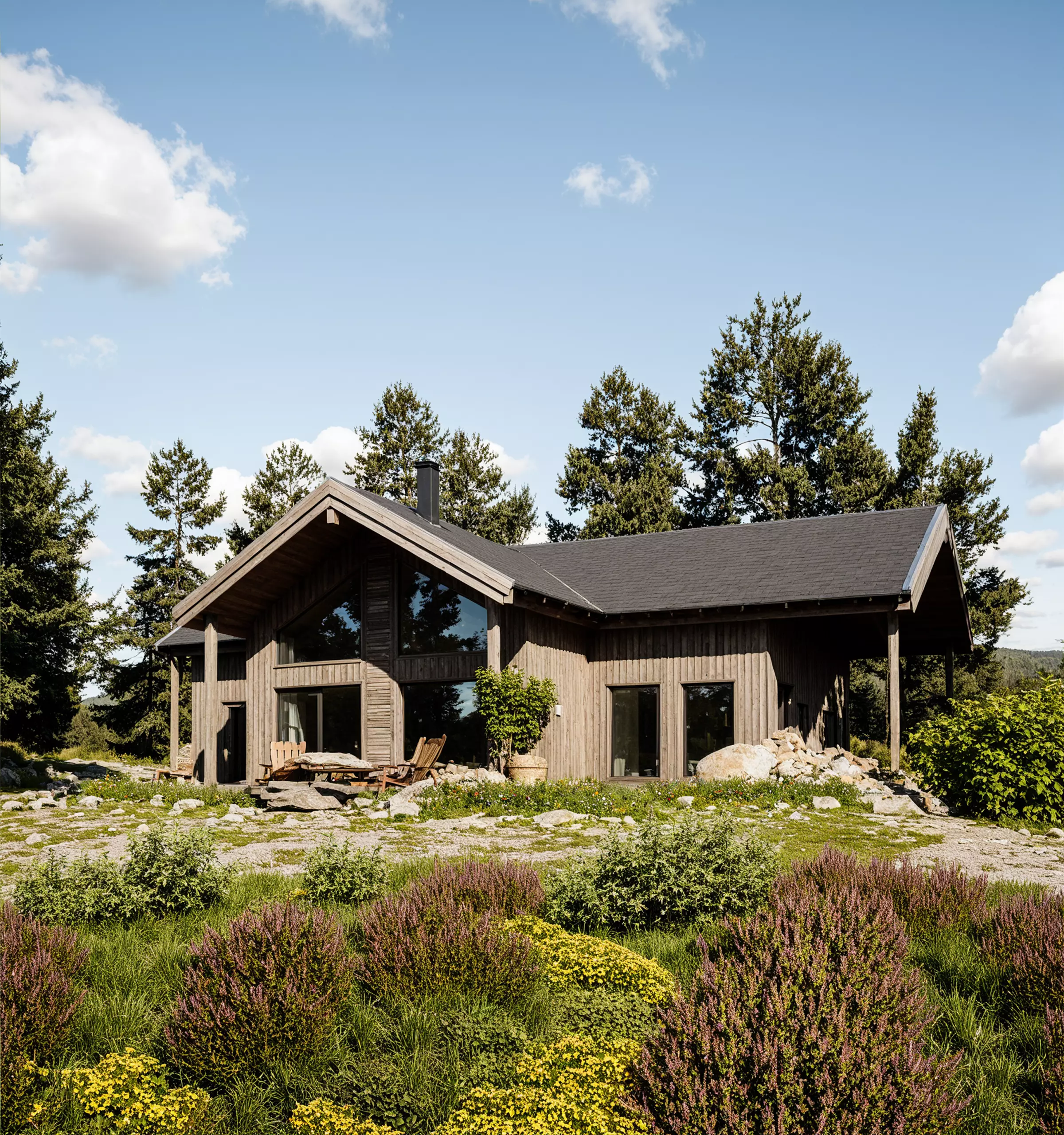 Wooden Cabin 3D Model Modern Architecture IFC SKP OBJ GLB FBX 3D model_4