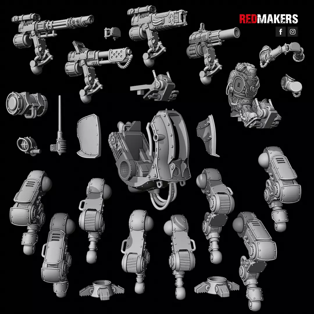 Scout Solar Mech - Imperial Force 3D print model_11