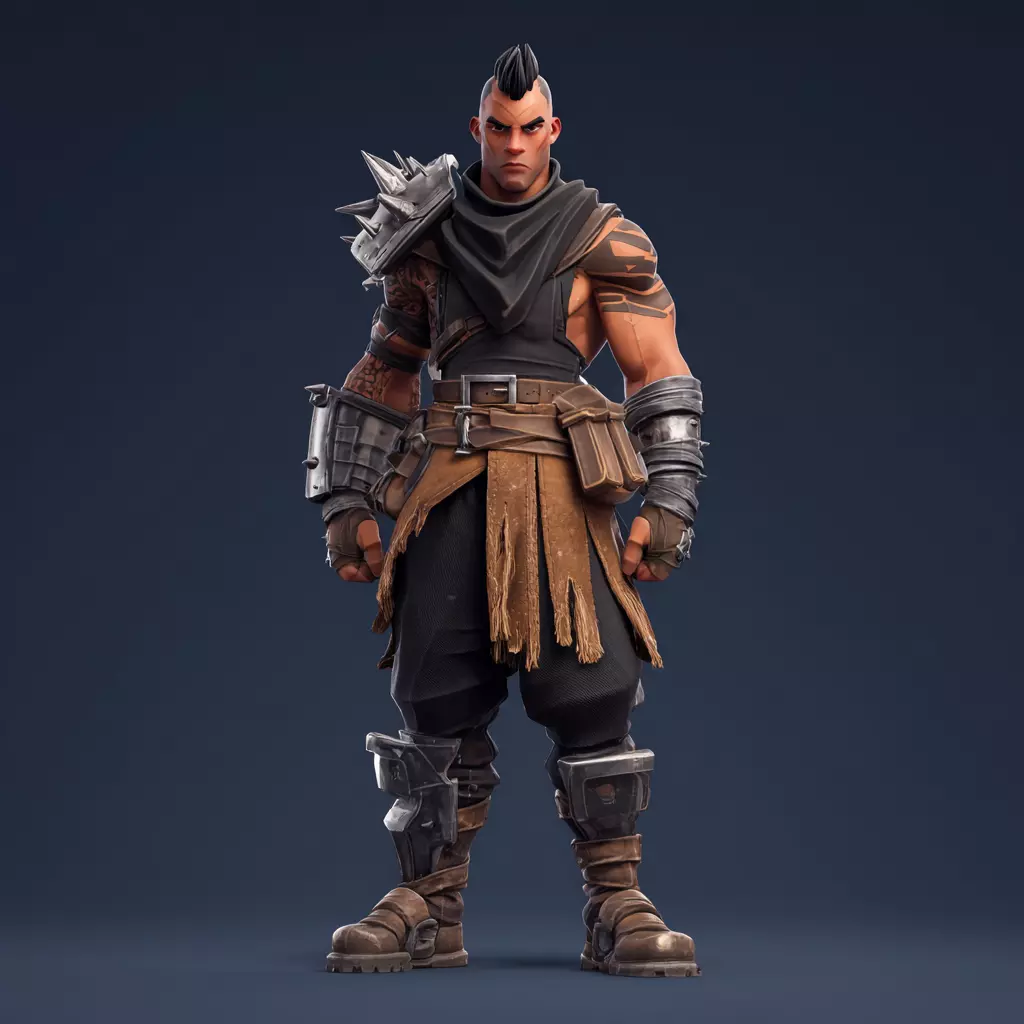 Stylized Warriors 3D model_4