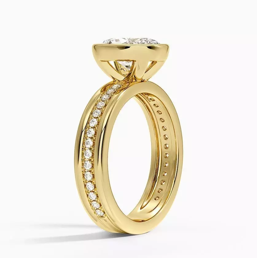 Bezel nice ring 01 3D print model_2