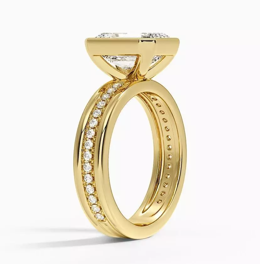 Bezel nice ring 03 3D print model_2