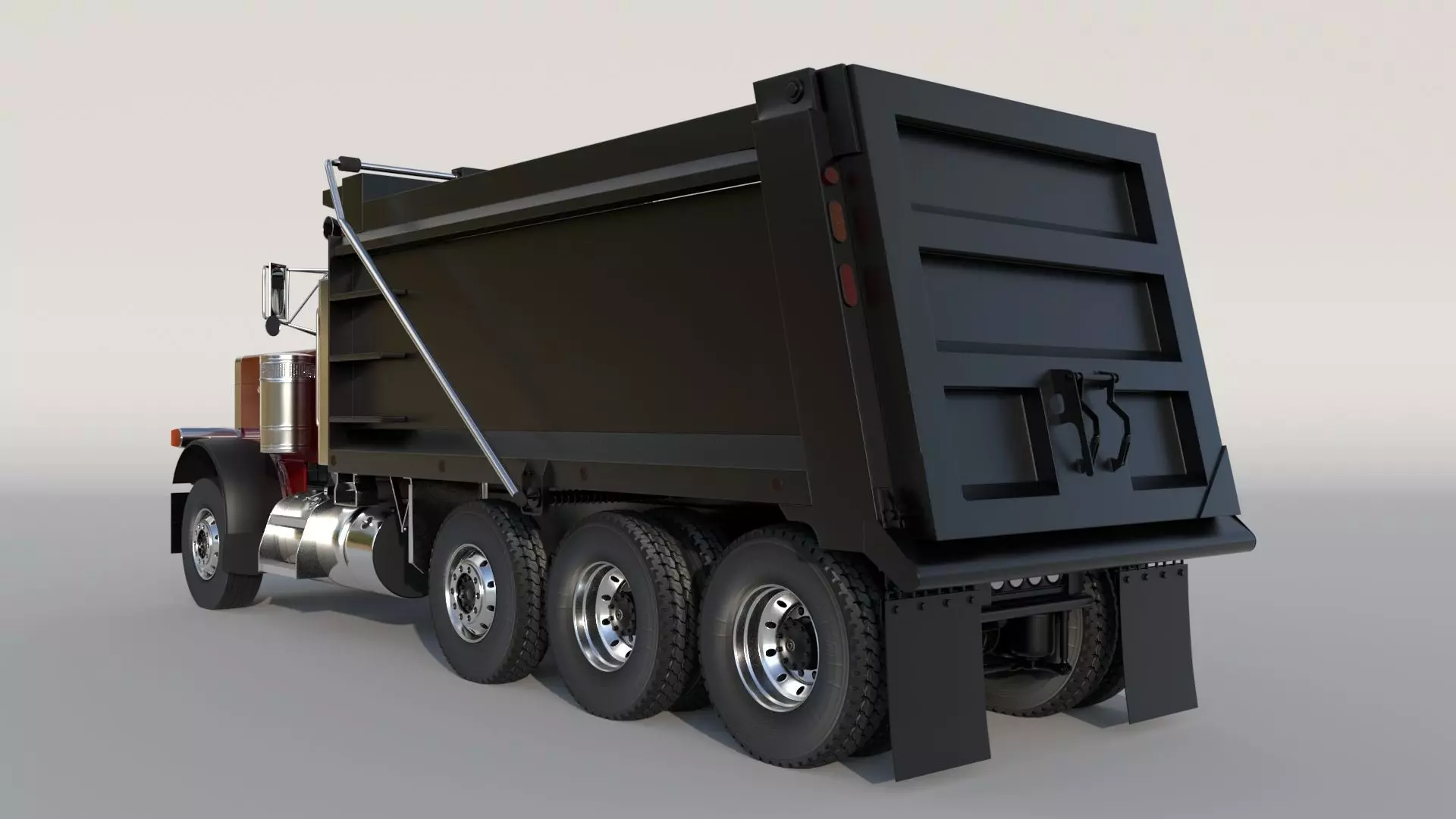 2022 Peterbilt 389 Low-poly 3D model_2