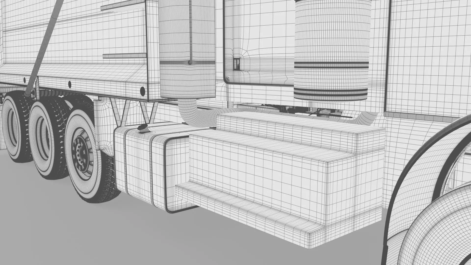 2022 Peterbilt 389 Low-poly 3D model_37