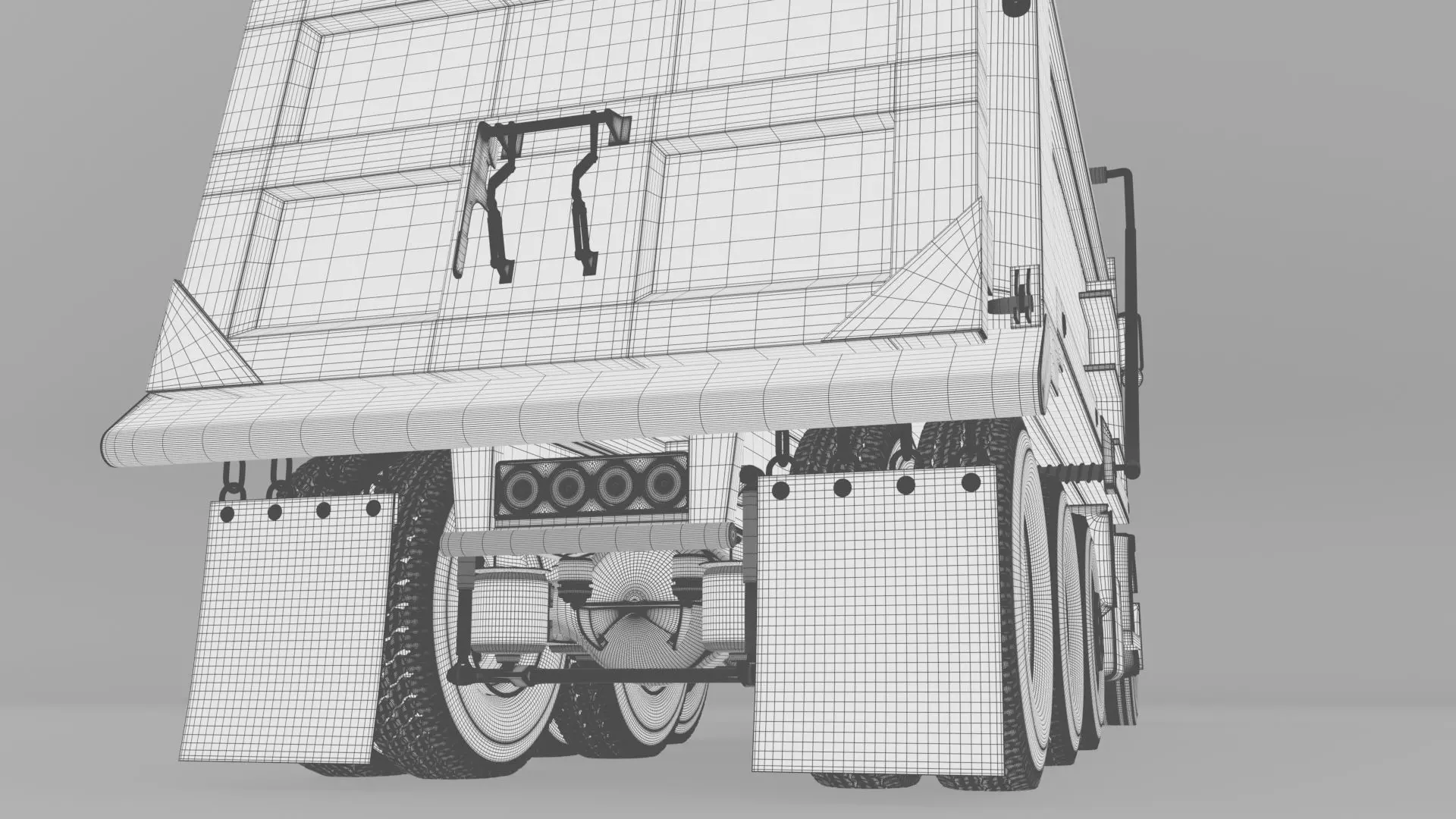 2022 Peterbilt 389 Low-poly 3D model_36