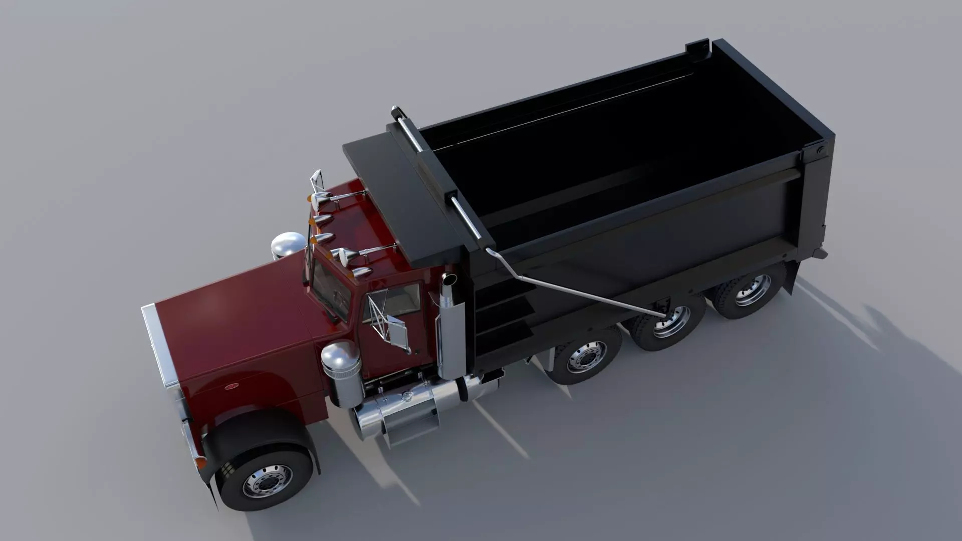 2022 Peterbilt 389 Low-poly 3D model_8