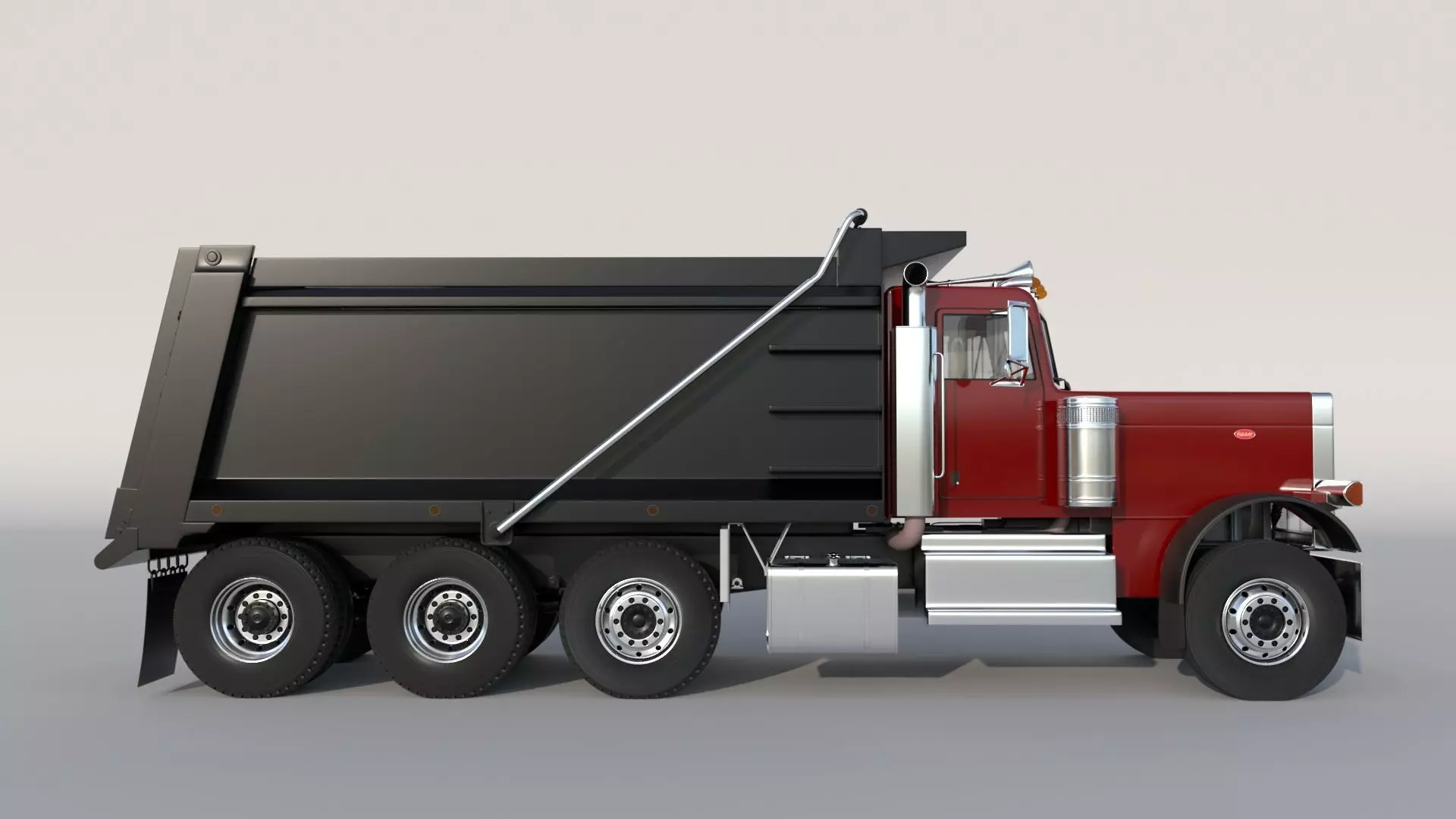 2022 Peterbilt 389 Low-poly 3D model_5
