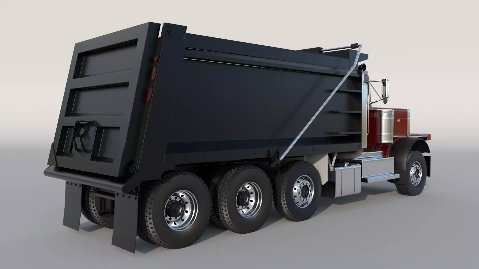 2022 Peterbilt 389 Low-poly 3D model_4
