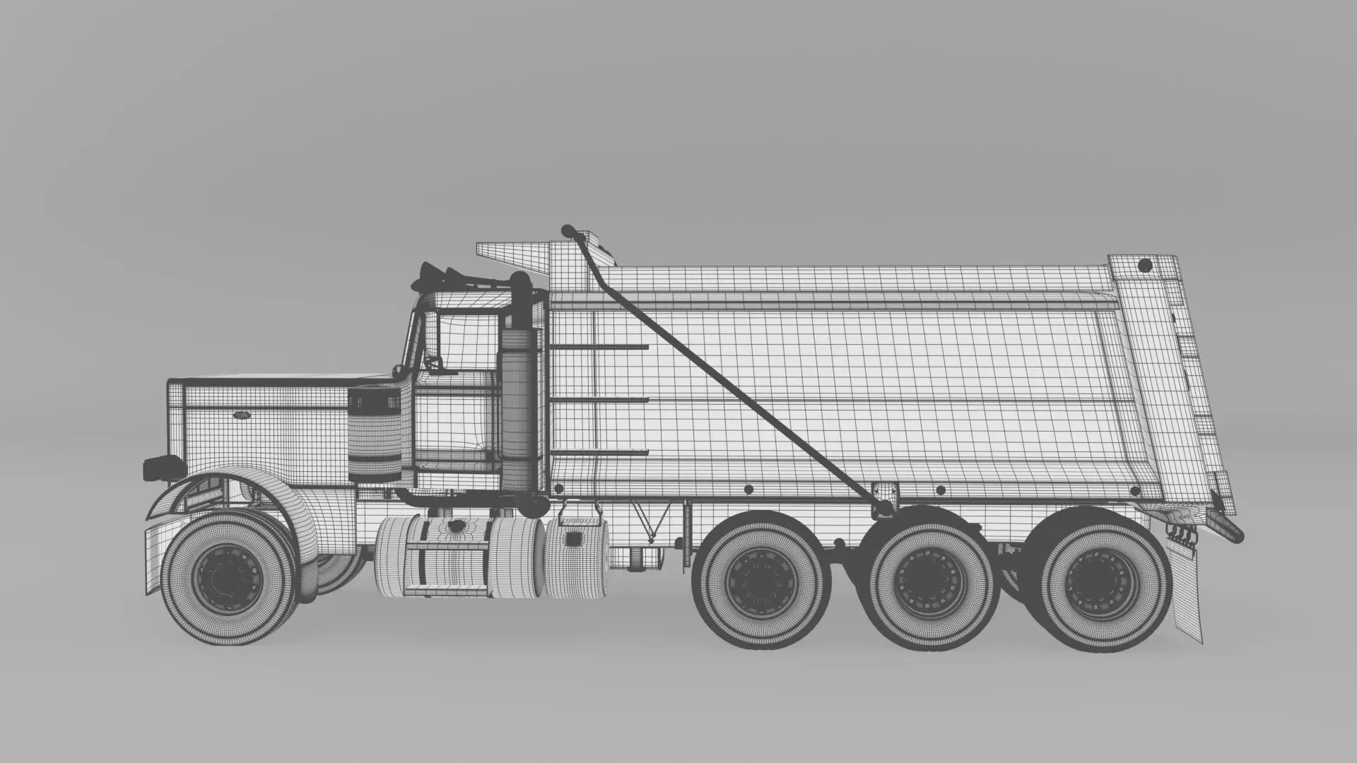 2022 Peterbilt 389 Low-poly 3D model_23