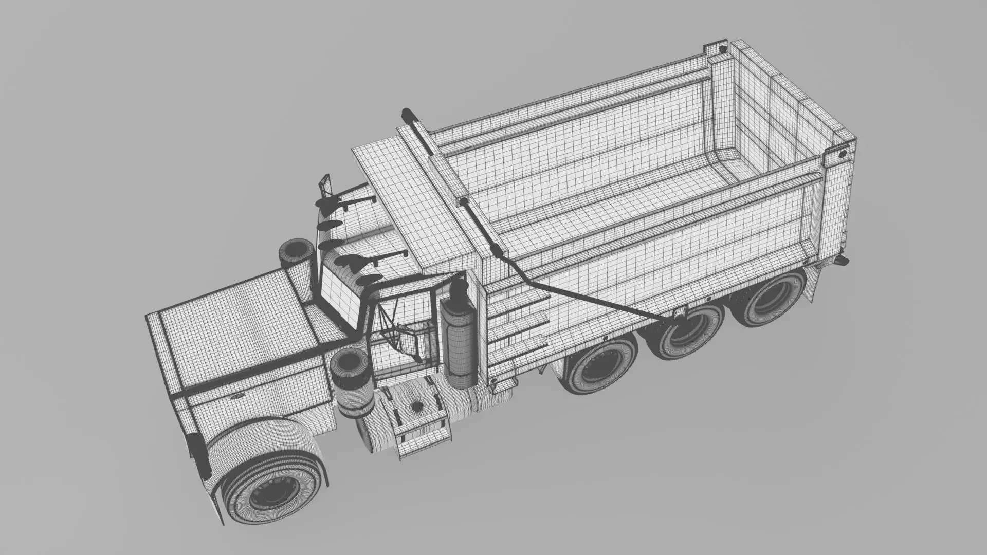 2022 Peterbilt 389 Low-poly 3D model_34