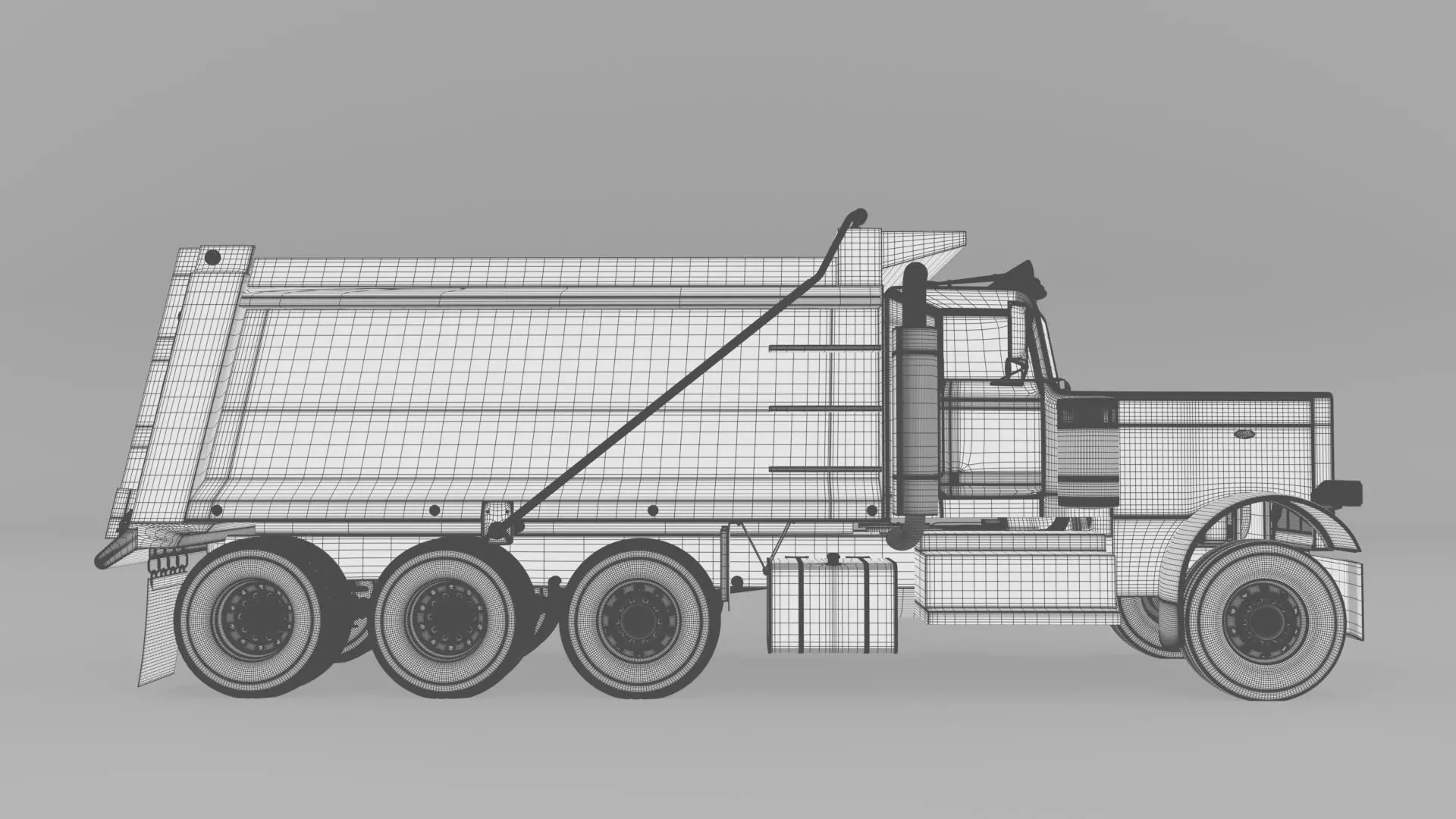 2022 Peterbilt 389 Low-poly 3D model_31