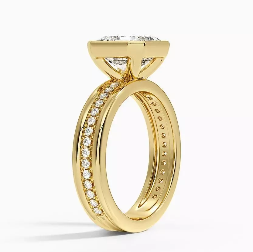 Bezel nice ring 04 3D print model_2