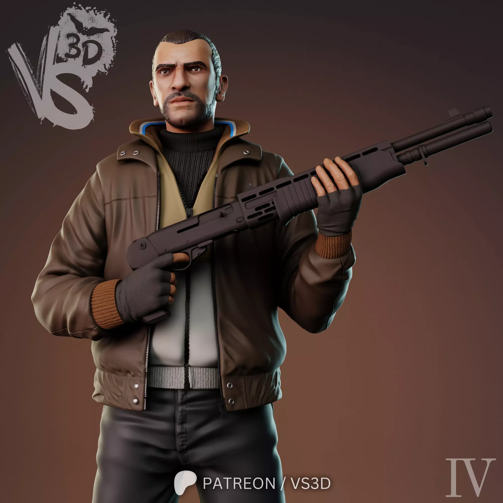 Cousin 3D print model_1