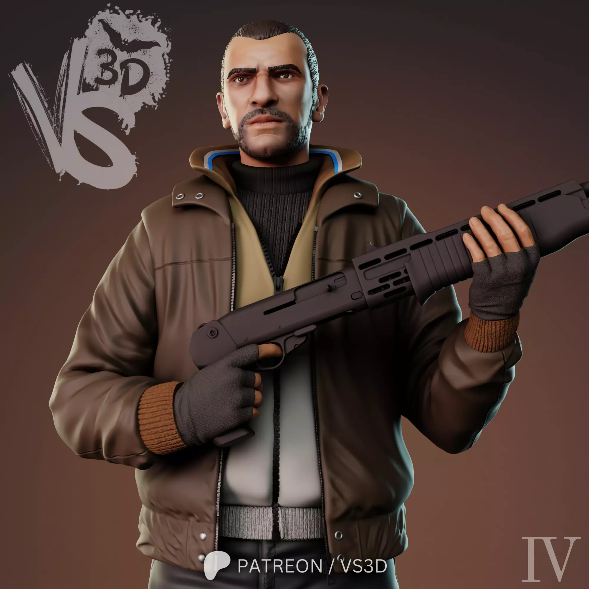 Cousin 3D print model_0