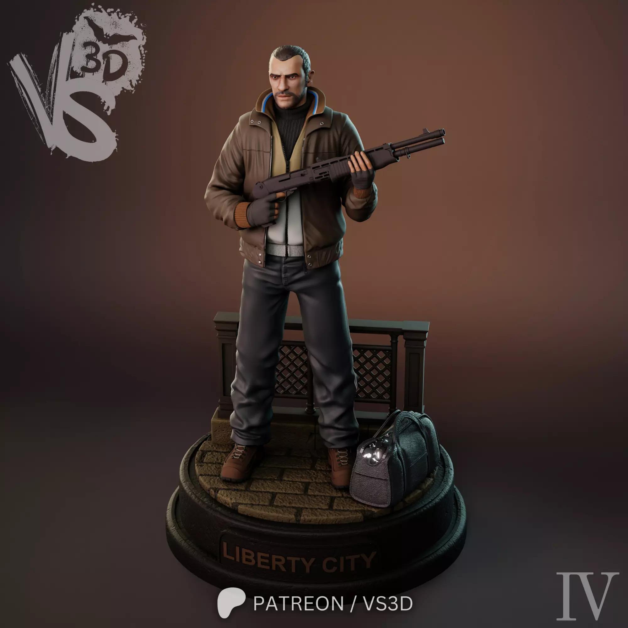 Cousin 3D print model_3