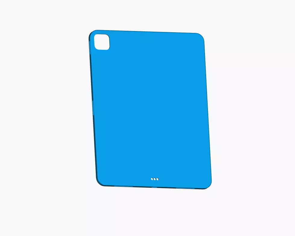 Apple iPad Pro 13 2025 case 3D print model_2