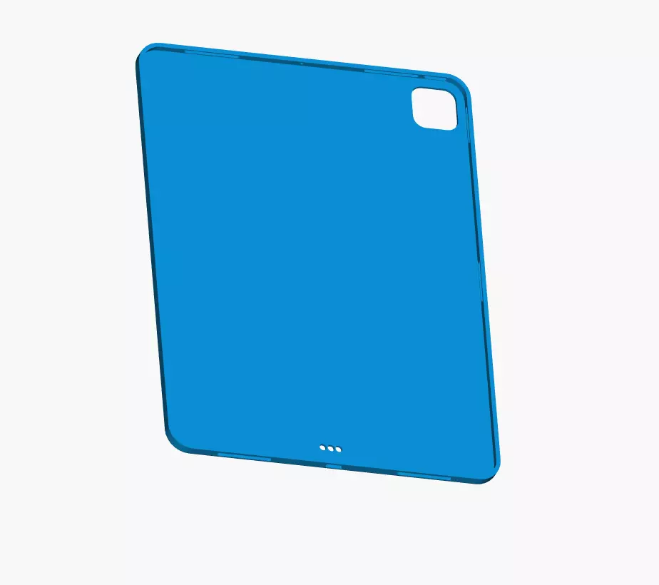 Apple iPad Pro 13 2025 case 3D print model_1